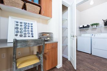 Full size, super capacity, in home washer and dryer